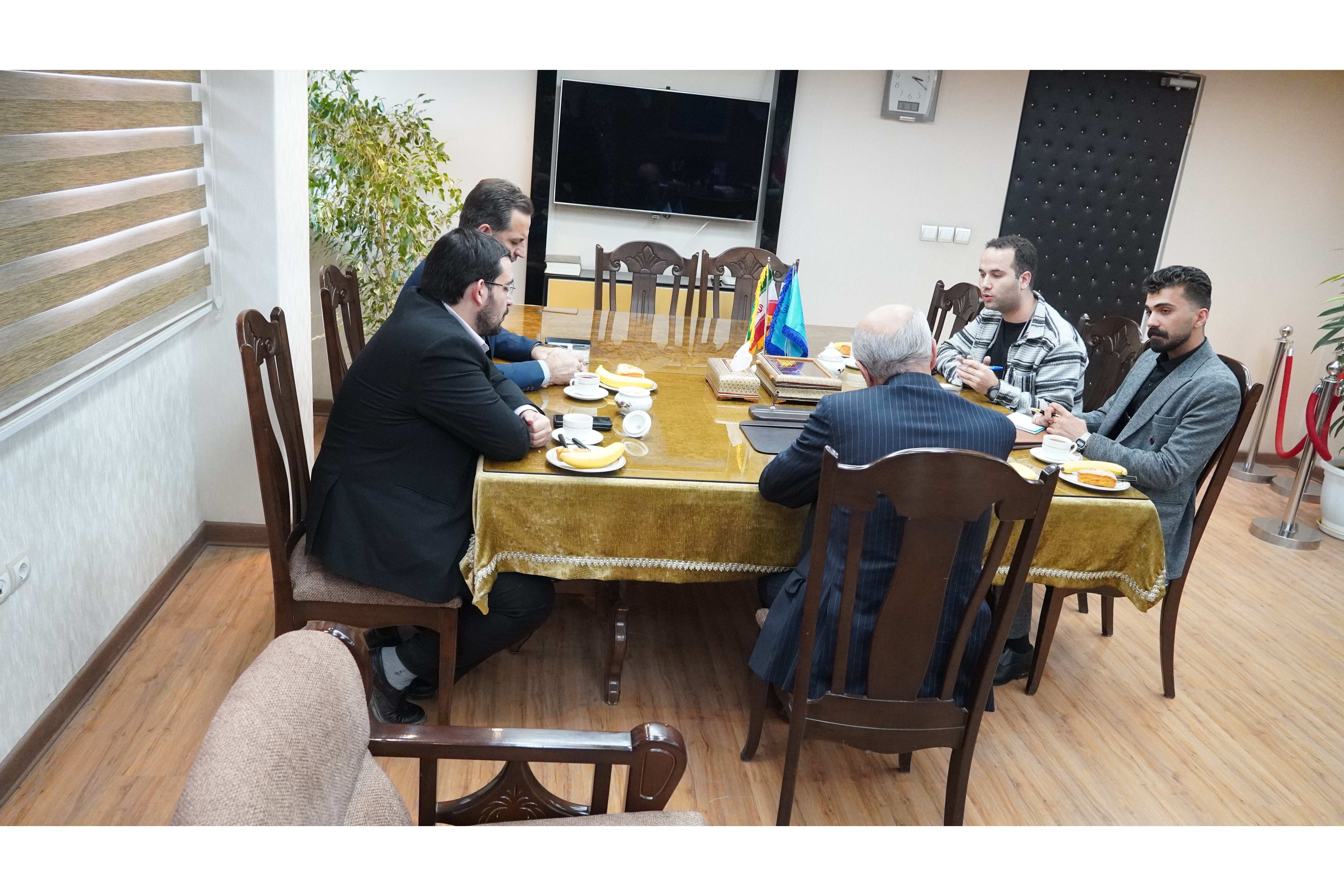حضور دکتر حبیبا، رئیس سازمان امور دانشجویان در دانشگاه تبریز/جلسه با دانشجویان// ۷ آبان ۱۴۰۴