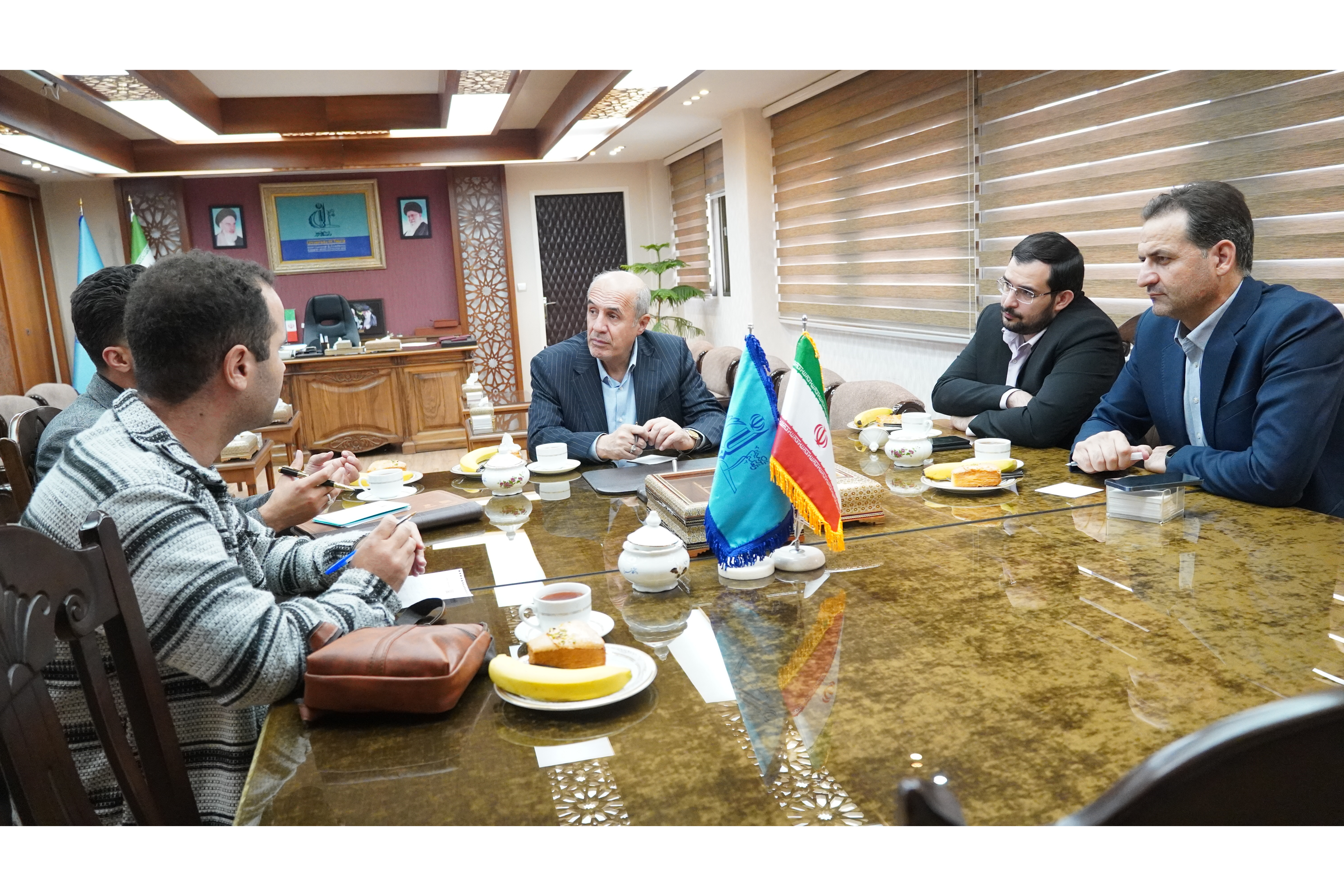 حضور دکتر حبیبا، رئیس سازمان امور دانشجویان در دانشگاه تبریز/جلسه با دانشجویان// ۷ آبان ۱۴۰۴