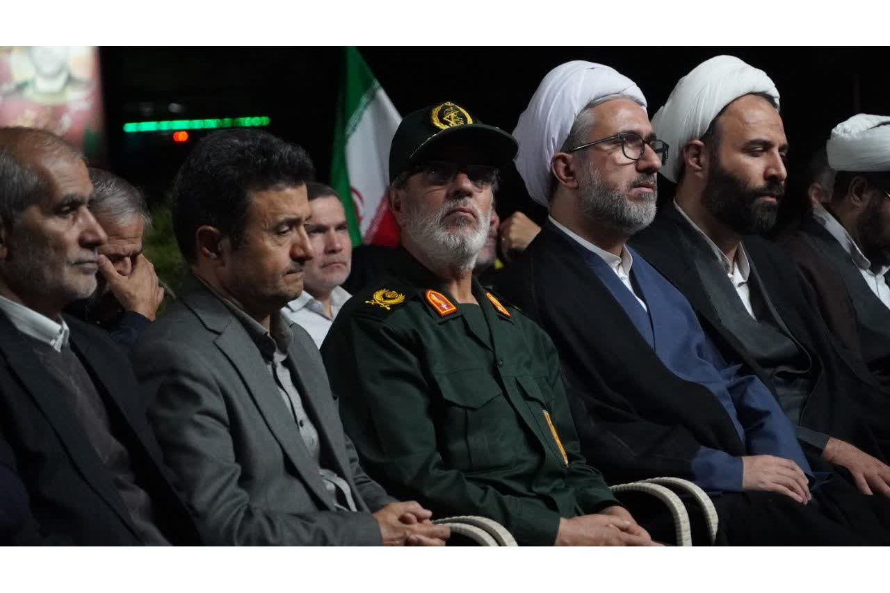حضور و سخنرانی فرمانده دلاور سپاه عاشورا در آیین گرامیداشت هفته دفاع مقدس دانشگاه تبریز