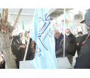 غبارروبی مزار شهدای ۲۷ دی دانشگاه تبریز در گلزار شهدای آرامستان وادی رحمت تبریز