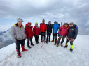 صعود کوهنورد دانشگاه تبریز به قله کازبک گرجستان