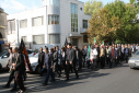تجمع دانشگاهیان دانشگاه تبریز به همراه سایر اقشار جامعه در اعتراض به حمله صهیونیست‌ها به بیمارستانی در غزه