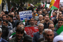 گزارش تصویری/ حضور گسترده دانشگاهیان دانشگاه تبریز در راهپیمایی ۱۳ آبان