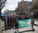 حضور پرشور دانشگاهیان دانشگاه تبریز در راهپیمایی روز قدس