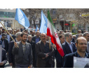 حضور پرشور دانشگاهیان دانشگاه تبریز در راهپیمایی روز قدس