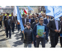 حضور پرشور دانشگاهیان دانشگاه تبریز در راهپیمایی روز قدس