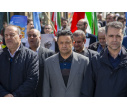 حضور پرشور دانشگاهیان دانشگاه تبریز در راهپیمایی روز قدس
