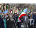حضور پرشور دانشگاهیان دانشگاه تبریز در راهپیمایی روز قدس