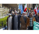 حضور پرشور دانشگاهیان دانشگاه تبریز در راهپیمایی روز قدس