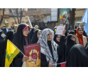 حضور پرشور دانشگاهیان دانشگاه تبریز در راهپیمایی روز قدس