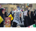 حضور پرشور دانشگاهیان دانشگاه تبریز در راهپیمایی روز قدس