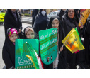 حضور پرشور دانشگاهیان دانشگاه تبریز در راهپیمایی روز قدس