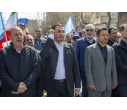 حضور پرشور دانشگاهیان دانشگاه تبریز در راهپیمایی روز قدس