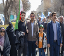حضور پرشور دانشگاهیان دانشگاه تبریز در راهپیمایی روز قدس