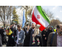 حضور پرشور دانشگاهیان دانشگاه تبریز در راهپیمایی روز قدس