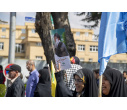 حضور پرشور دانشگاهیان دانشگاه تبریز در راهپیمایی روز قدس