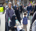حضور پرشور دانشگاهیان دانشگاه تبریز در راهپیمایی روز قدس