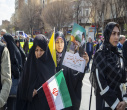 حضور پرشور دانشگاهیان دانشگاه تبریز در راهپیمایی روز قدس