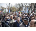 حضور پرشور دانشگاهیان دانشگاه تبریز در راهپیمایی روز قدس
