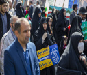 حضور پرشور دانشگاهیان دانشگاه تبریز در راهپیمایی روز قدس