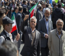 حضور پرشور دانشگاهیان دانشگاه تبریز در راهپیمایی روز قدس