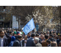 حضور پرشور دانشگاهیان دانشگاه تبریز در راهپیمایی روز قدس