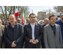 حضور پرشور دانشگاهیان دانشگاه تبریز در راهپیمایی روز قدس