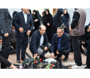 غبارروبی مزار یادمان شهدای گمنام دانشگاه تبریز به مناسبت هفته خوابگاهها