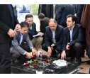 غبارروبی مزار یادمان شهدای گمنام دانشگاه تبریز به مناسبت هفته خوابگاهها