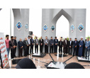 غبارروبی مزار یادمان شهدای گمنام دانشگاه تبریز به مناسبت هفته خوابگاهها