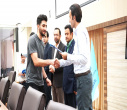 تجلیل از دانشجویان برگزیده علمی و ورزشی دانشکده مهندسی برق////خبر