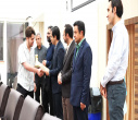 تجلیل از دانشجویان برگزیده علمی و ورزشی دانشکده مهندسی برق////خبر