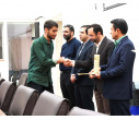 تجلیل از دانشجویان برگزیده علمی و ورزشی دانشکده مهندسی برق////خبر