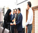 تجلیل از دانشجویان برگزیده علمی و ورزشی دانشکده مهندسی برق////خبر