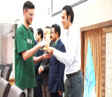 تجلیل از دانشجویان برگزیده علمی و ورزشی دانشکده مهندسی برق////خبر