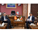 دیدار سفیر اسپانیا در ایران با رئیس دانشگاه تبریز