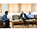دیدار کریم مردانی آذر خیّر تبریزی با رئیس دانشگاه تبریز