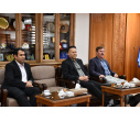 دیدار کریم مردانی آذر خیّر تبریزی با رئیس دانشگاه تبریز