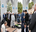 بزرگداشت هفته دفاع مقدس در دانشگاه تبریز/ غبارروبی مزار شهدای گمنام دانشگاه تبریز 