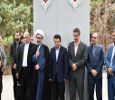 بزرگداشت هفته دفاع مقدس در دانشگاه تبریز/ غبارروبی مزار شهدای گمنام دانشگاه تبریز 