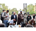 دورهمی خوشنویسی «ایران من جان من» در دانشگاه تبریز