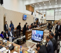 دیدار دکتر هاشمی، معاون وزیر ارتباطات و فناوری اطلاعات با دانشگاهیان آذربایجان شرقی