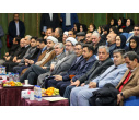 حضور دکتر محمدتقی اعلمی رییس دانشگاه تبریز در معیت حجت الاسلام والمسلمین مطهری اصل، نماینده ولی فقیه در استان و امام جمعه تبریز در یادواره شهدای دانشجو دانشگاه جامع علمی کاربردی استان