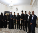 دیدار رئیس دانشگاه تبریز با خانواده شهدای جنگ رمضان/ قادر آذریان