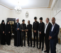 دیدار رئیس دانشگاه تبریز با خانواده شهدای جنگ رمضان/ قادر آذریان