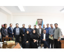 حضور رئیس دانشگاه تبریز در مدیریت روابط عمومی به مناسبت روز جهانی ارتباطات