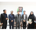 حضور رئیس دانشگاه تبریز در مدیریت روابط عمومی به مناسبت روز جهانی ارتباطات