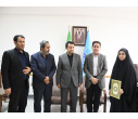 حضور رئیس دانشگاه تبریز در مدیریت روابط عمومی به مناسبت روز جهانی ارتباطات