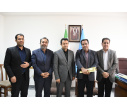 حضور رئیس دانشگاه تبریز در مدیریت روابط عمومی به مناسبت روز جهانی ارتباطات