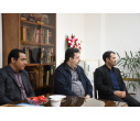 حضور رئیس دانشگاه تبریز در مدیریت روابط عمومی به مناسبت روز جهانی ارتباطات